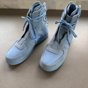 💙 Nike WMNS Air Force 1 Rebel XX  | Ice Blue High Top | Size 10 | Rare Colorway